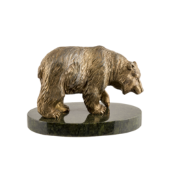 Сувенир "Медведь на камне" П531