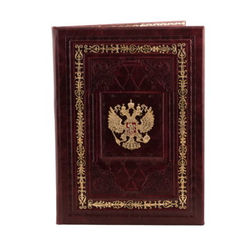 Папка кожаная с гербом РФ 3 ПА9