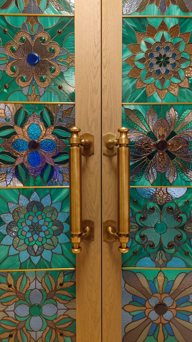 Витражные двери ГлоссВуд