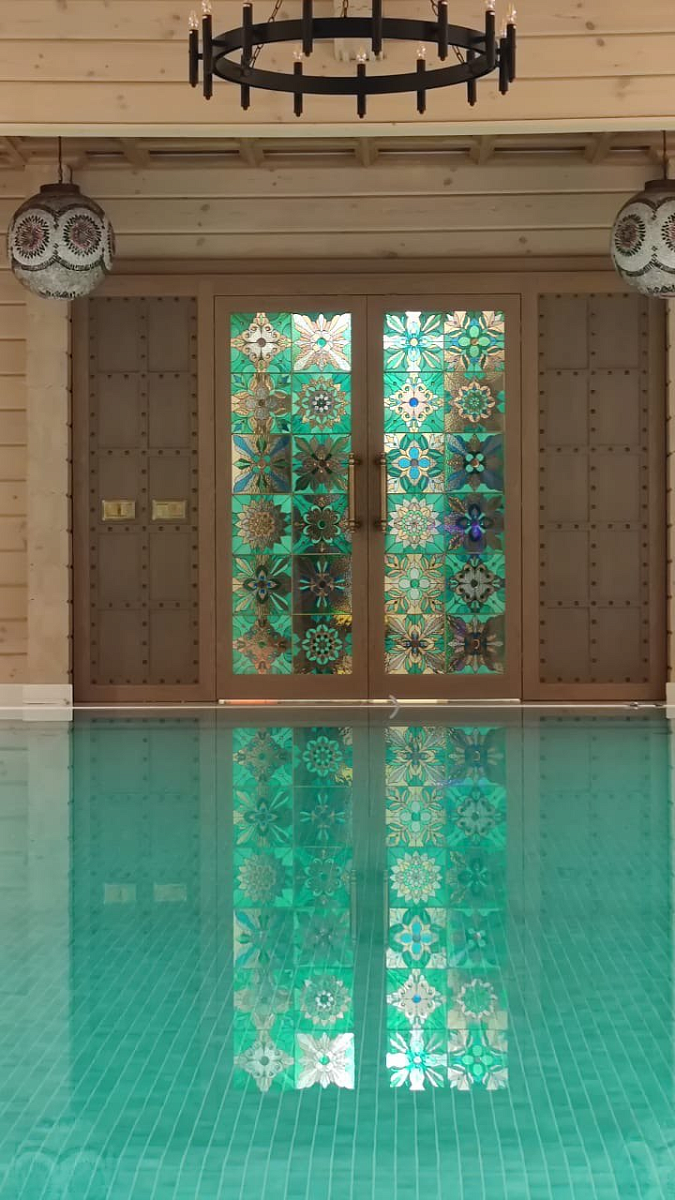 Витражные двери ГлоссВуд