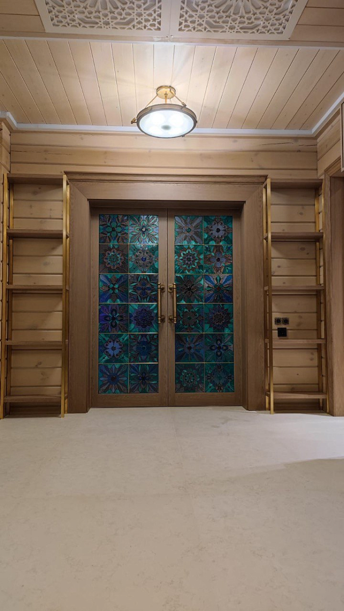 Витражные двери ГлоссВуд