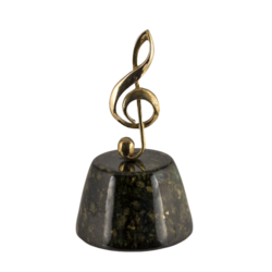 Сувенир "Скрипичный ключ на камне" П776