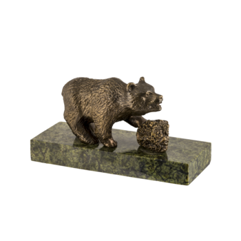 Сувенир "Медведь с углем" П5