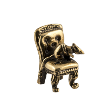Сувенир "Крыса на стуле(П517)" П135с