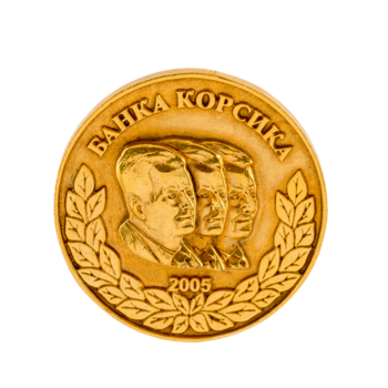 Медаль" Банк Корсика" М143