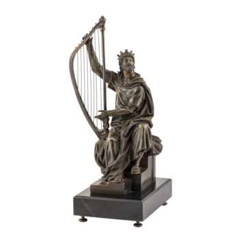 Бронзовая скульптура "Царь Давид", скульптор А. Демин