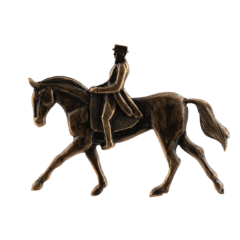 Декоративная накладка наездник на лошади Д232
