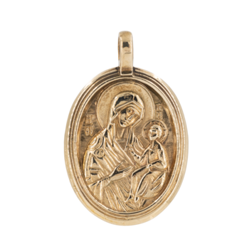 Медальон "Божия Матерь Иверская" 132