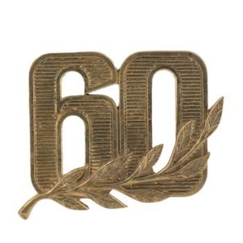 Знак "60 лет" ЗН189