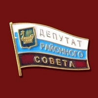 Значок "Депутат районного совета"