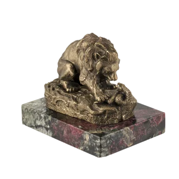 Сувенир "Лев с подставкой"