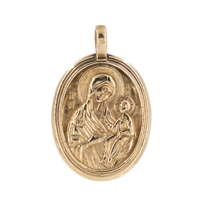 Медальон "Божия Матерь Иверская"