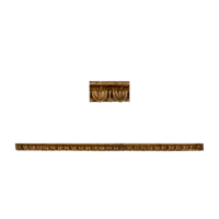 Декоративная резная протяжка с орнаментом для мебели Ф2899