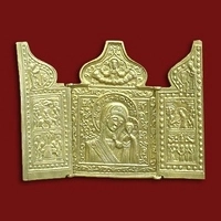 Складень Казанская Божья Матерь