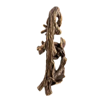 Ручка скоба с растительными мотивами для шкафа