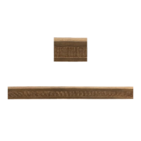 Декоративная протяжка из латуни с орнаментом в виде решетки Ф1845