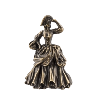 Колокольчик "Девушка с корзинкой"