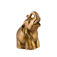 Слоник маленький с поднятым хоботом П854