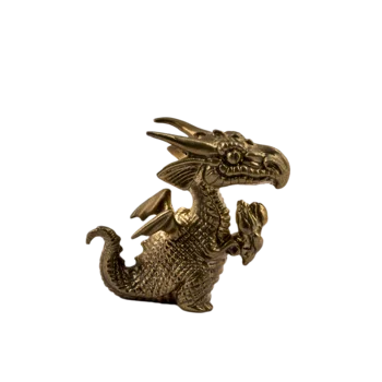 Дракон с букетом П1596