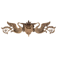 Декоративная накладка "Лебеди"