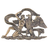 Декоративная накладка "Орел с мужчиной"