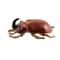 Жук носорог с эмалью