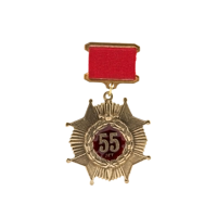 Медаль с колодкой "55 лет" М146