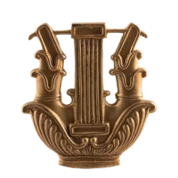 Декоративная накладка - лира. Ф3678