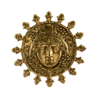 Накладка солнце с лицом девушки