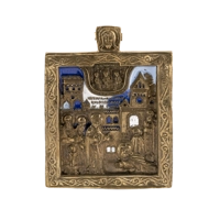 Икона Явление Богородицы проповеднику Сергию