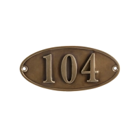Номерок на квартиру №104 Ф2626А